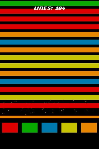 Color Line Crusher Mania HD Free - The Finger Speed Racer Test Game for iPhone & iPad screenshot 2