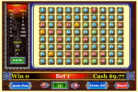 Dragon Keno - Asian Betting Casino Game screenshot 2