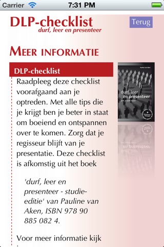 DLP-checklist screenshot 3