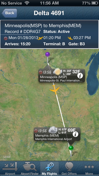 Minneapolis Airport - Flight Tracker MSP