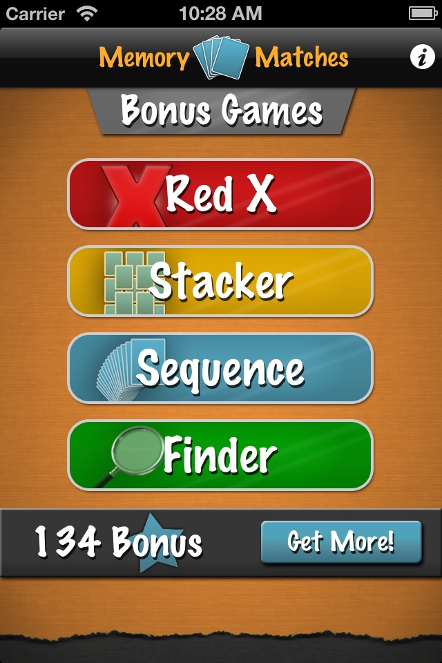 Memory Matches Bonus Games screenshot 2