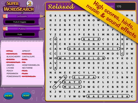 Super Word Search! 2 - Seek and Find Puzzles screenshot 4