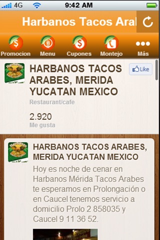Harbanos Tacos Arabes screenshot 2