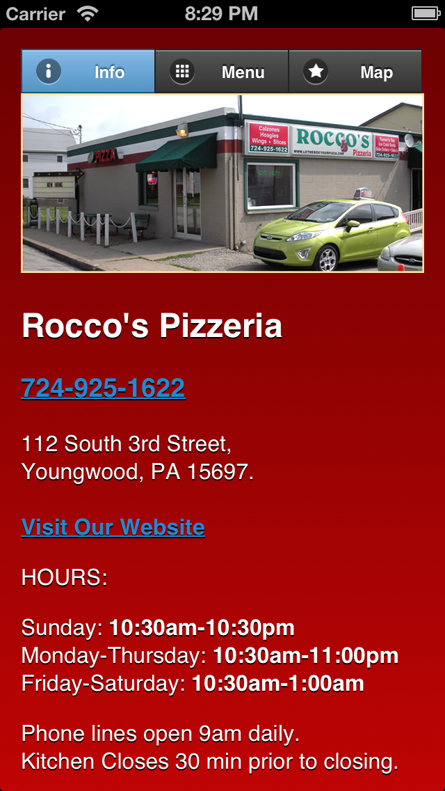 How to cancel & delete Roccos Pizza from iphone & ipad 1