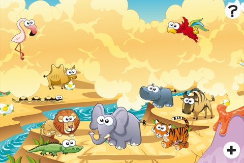 Savannah counting game for children: Learn to count the numbers 1-10 with safari animals screenshot 2