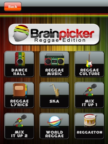 BrainPicker Викторина: Reggae издание для iPad