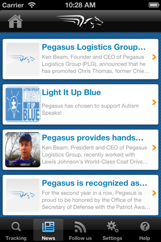 Pegasus Logistics Group screenshot 2