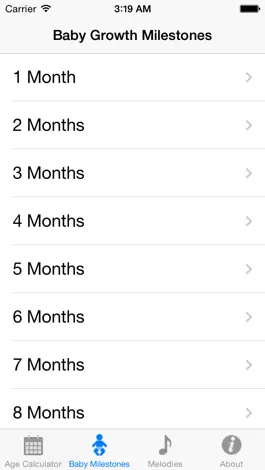 Game screenshot myBaby Milestones apk