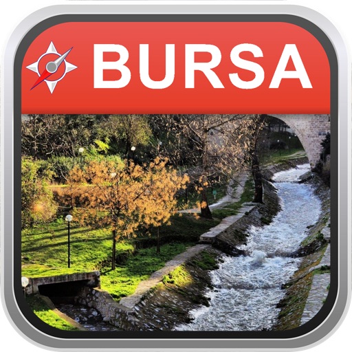 Offline Map Bursa, Turkey: City Navigator Maps