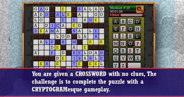 CROSSWORD CRYPTOGRAM - Clueless Crossword Puzzle