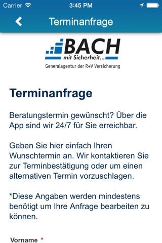 R+V Generalagentur Stefan Bach screenshot 2