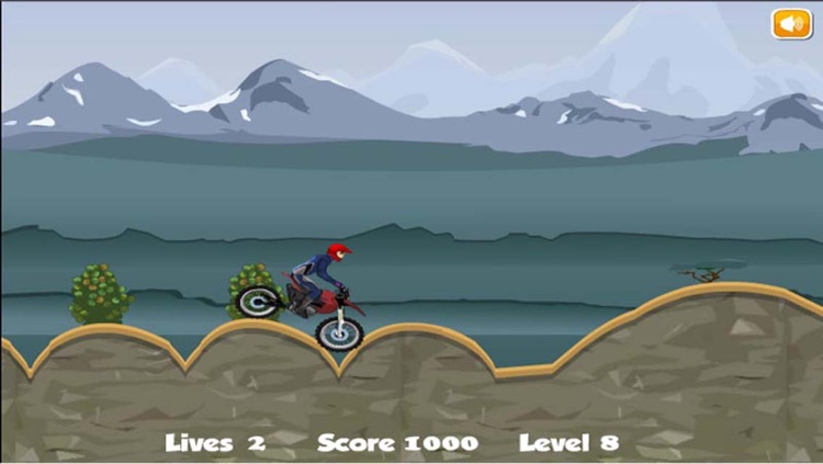 Down Hill Crazy Moto Racing screenshot-3