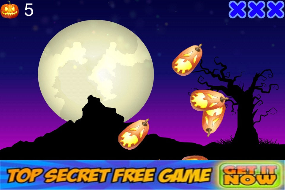 Pumpkin Ninja Free screenshot 2