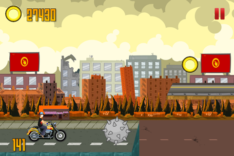 A Flying Bike from Hell – High Speed Motorcycle Adventure Race on the Streets of Danger screenshot 2