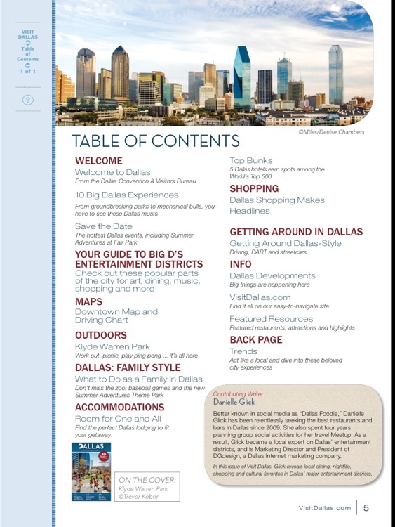 Visit Dallas: The Official Destination Magazine