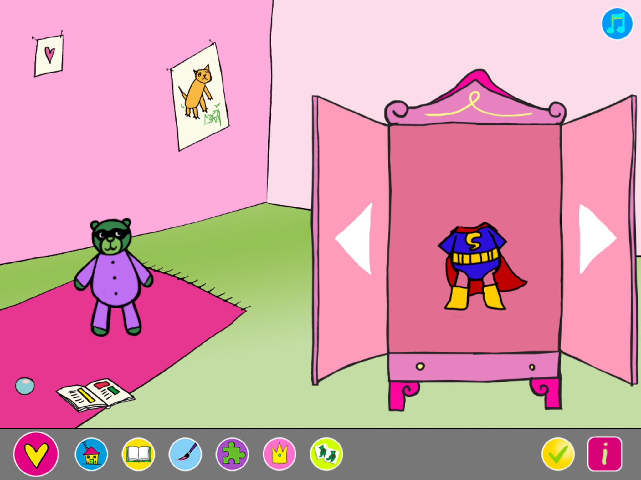 Millie & Teddy children's books - read, play and paint screenshot 3