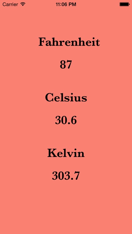 F,C,K - Temperature Converter