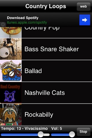 Instant Country Drums Beats screenshot 2
