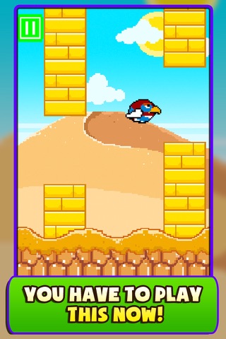 Awesome Flappy The Bird Race Game screenshot 3