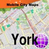 York, UK, Street Map