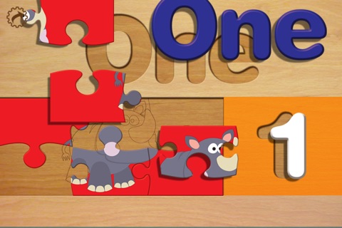 Wood Puzzle Numbers Lite screenshot 2