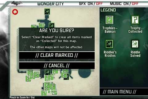 Batman Arkham City Official Map App screenshot-4