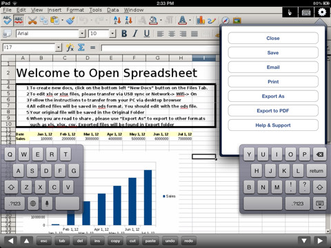 Calculator for iPad Free & Spreadsheet App Pro screenshot 2