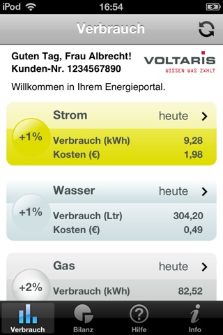 VOLTARIS Energie App screenshot 2