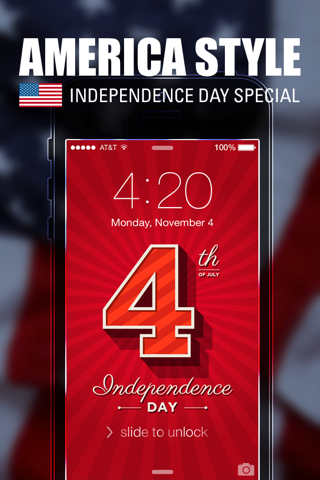 Pimp Your Wallpapers - America Style & Independence Day Special for iOS 7 screenshot 2