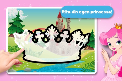 Kids Puzzle Teach me Tracing & Counting with Princesses: discover pink pony’s, fairy tales and the magical princess screenshot 2