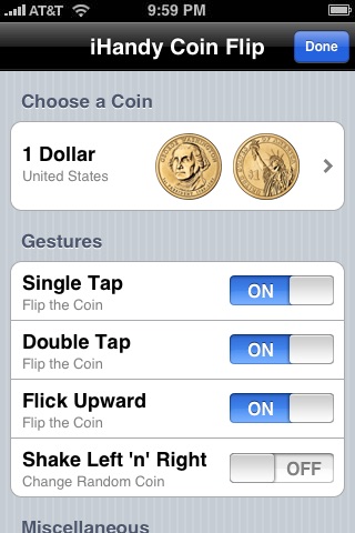 Coin Flip Plus screenshot 2