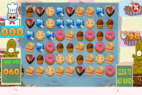 Cookie Munchkin Puzzle - A Cakes Matching Game screenshot 2