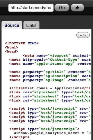 Source Viewer Lite - náhled