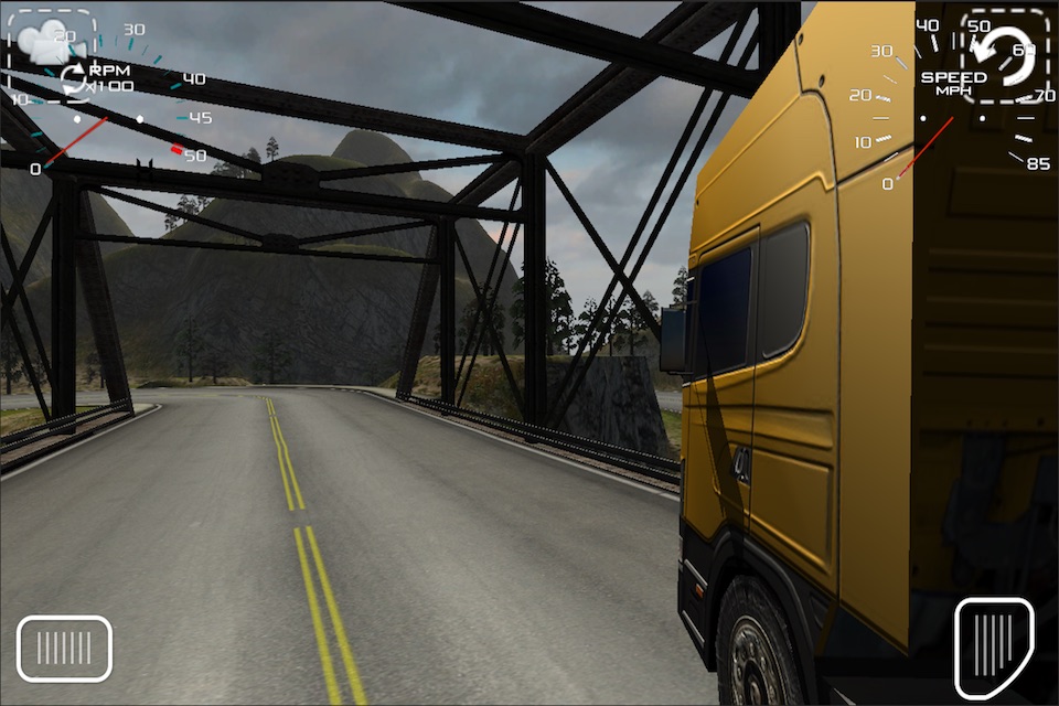 Truck Simulator Grand American Mountain Free screenshot 4