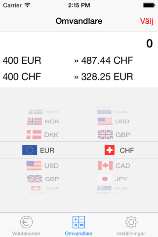 Exchange rates SEK screenshot 4