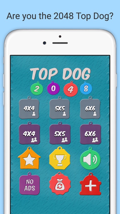 Top Dog 2048 - Multiple Board Sizes and Multiplayer Support