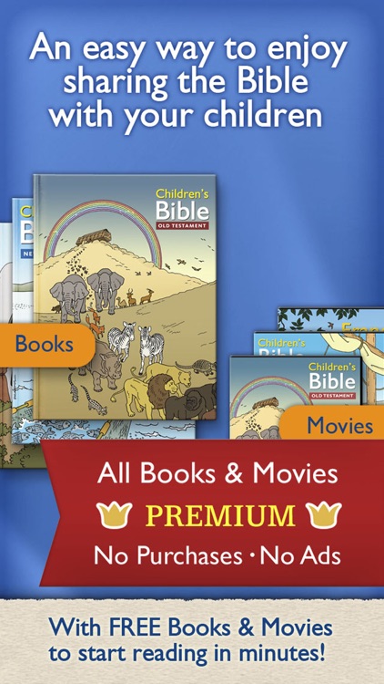Children's Bible PREMIUM – Stories, Comic Books & Movies for your Family and School with Kids over 7
