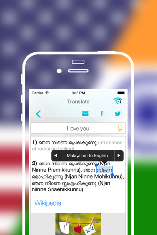 Offline Malayalam to English Language Dictionary screenshot 2