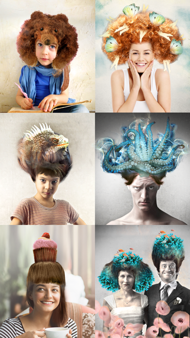 Surreal wigs – 面白いかつらはあなたの写真を編集しますのおすすめ画像1