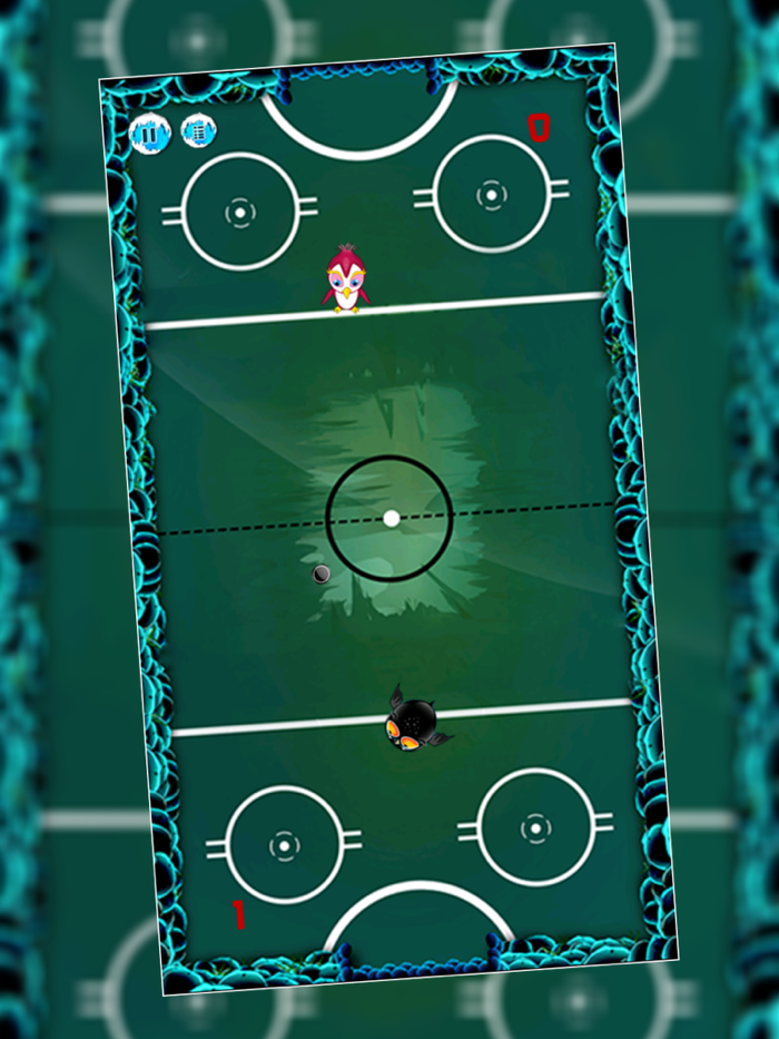 Penguins Ice Kingdom  Puffy Fluffy Air Hockey League