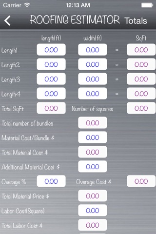 iQuick Estimator screenshot 4