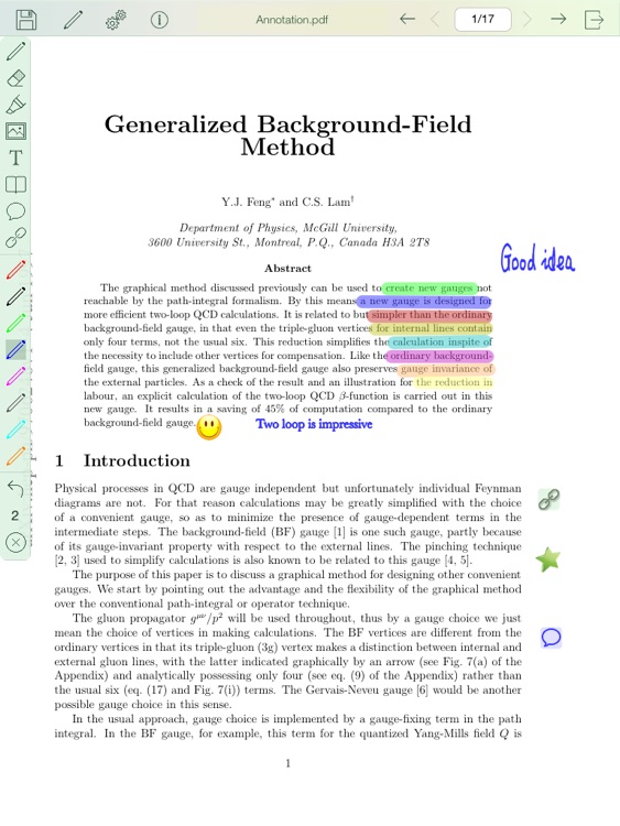 AnnotDoc Lite, viewing MS Office doc and PDF with annotations