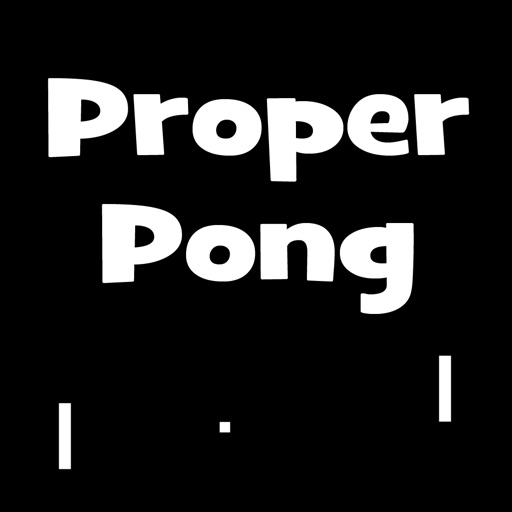 Proper Pong iOS App