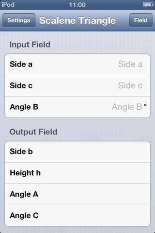 Scalene Triangle Calculator screenshot 3