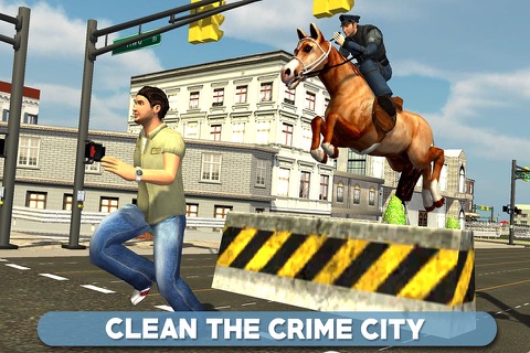 Police Horse Chase 3D - Sheriff Arrest the Thief & Robbers to Control the Town Crime Rate screenshot 3