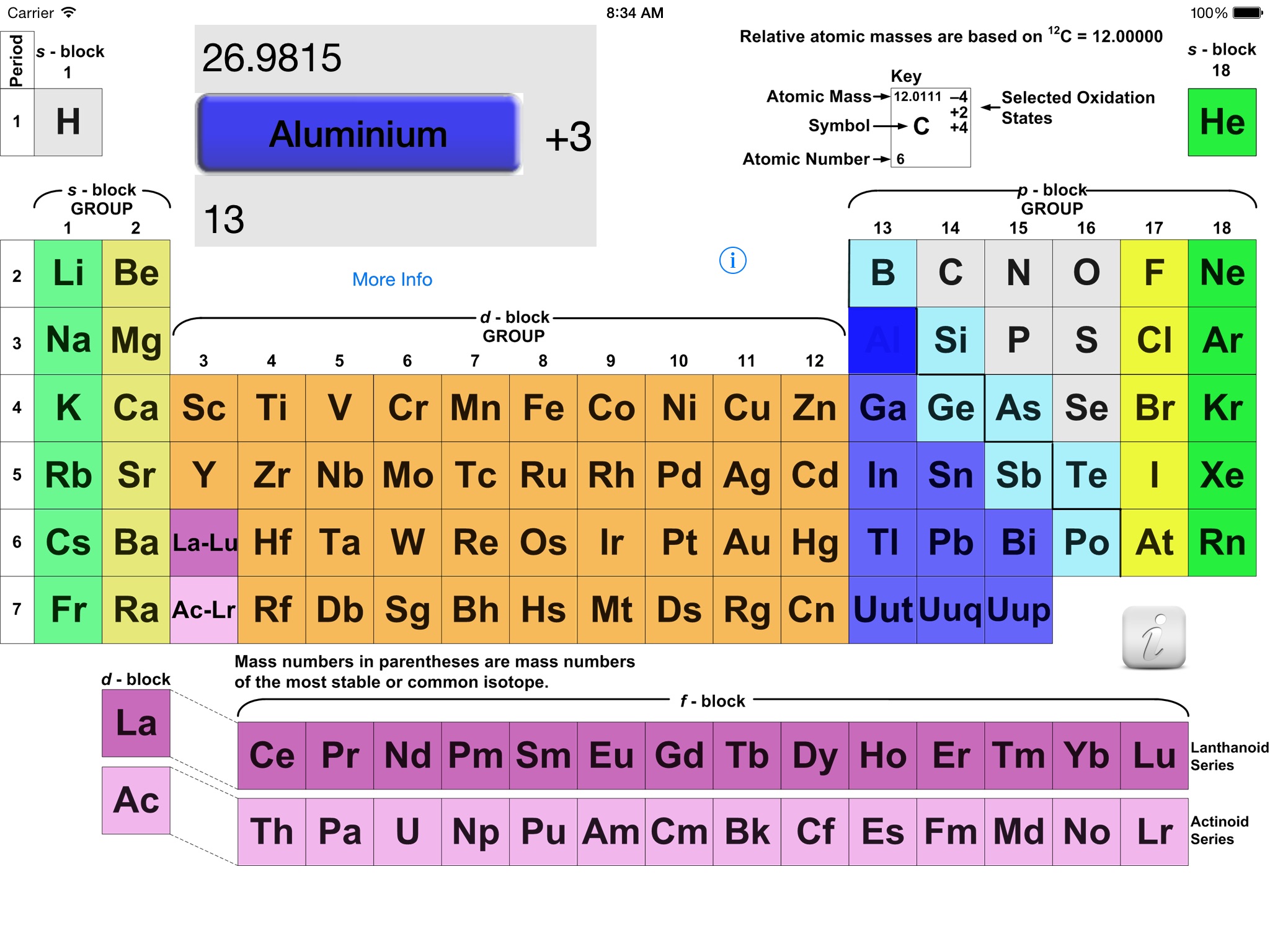 Table of Elements HD screenshot 3