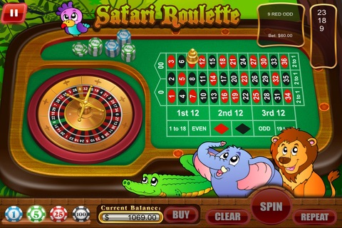 Animal Kingdom Safari Style Roulette Wild-life Casino Games Pro screenshot 2