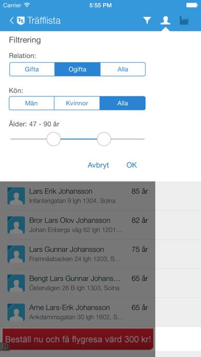 How to cancel & delete Ratsit.se from iphone & ipad 3