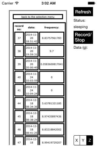 Ekinstitute's Accelerometer screenshot 3