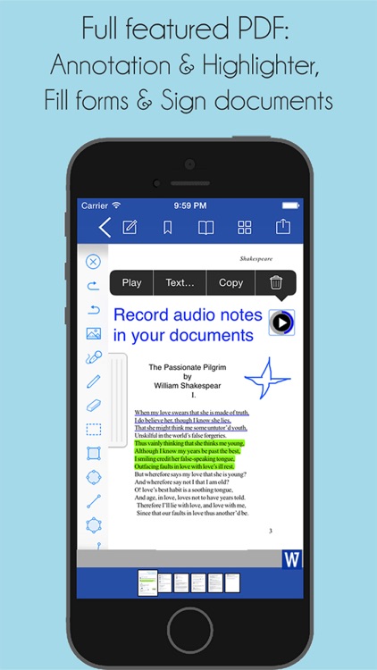 iWord Processor Pro for Microsoft Office + PDF Professional screenshot-3